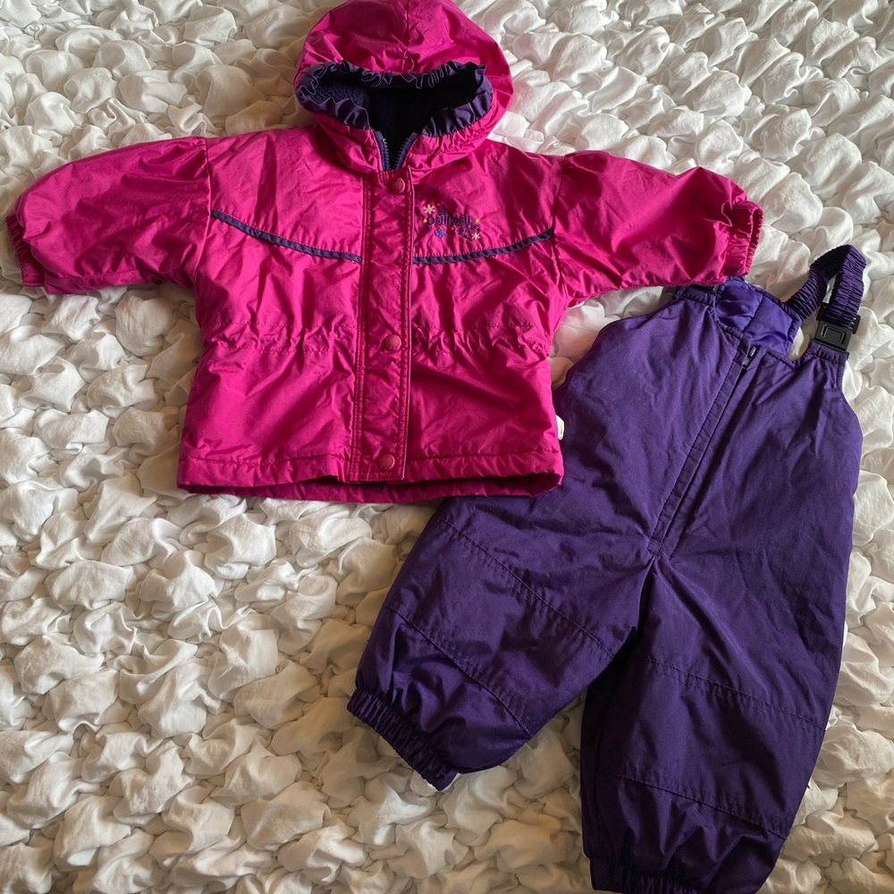 Vintage OshKosh 2 Piece Winter Snowsuit
